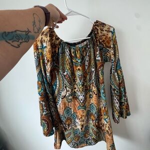 WinWin Multicolor Paisley Blouse